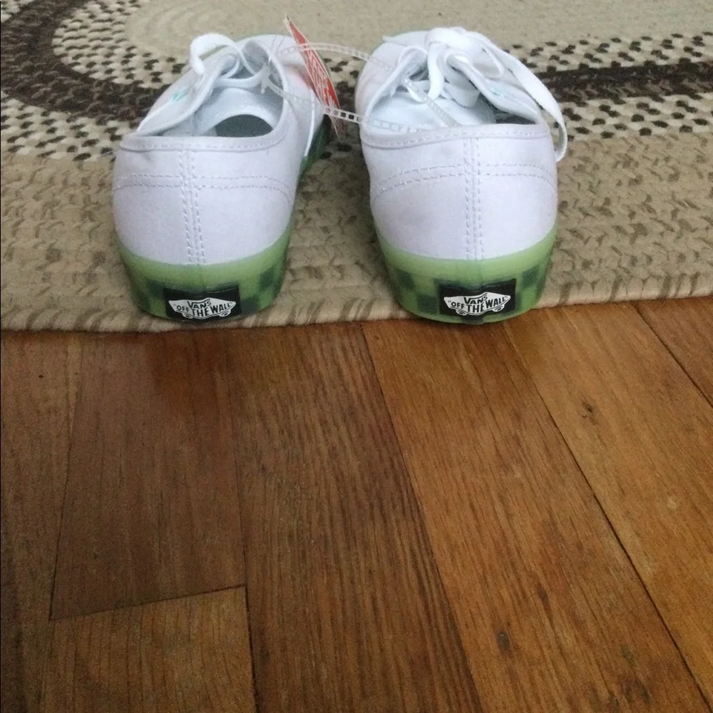 Vans white authentic translucent